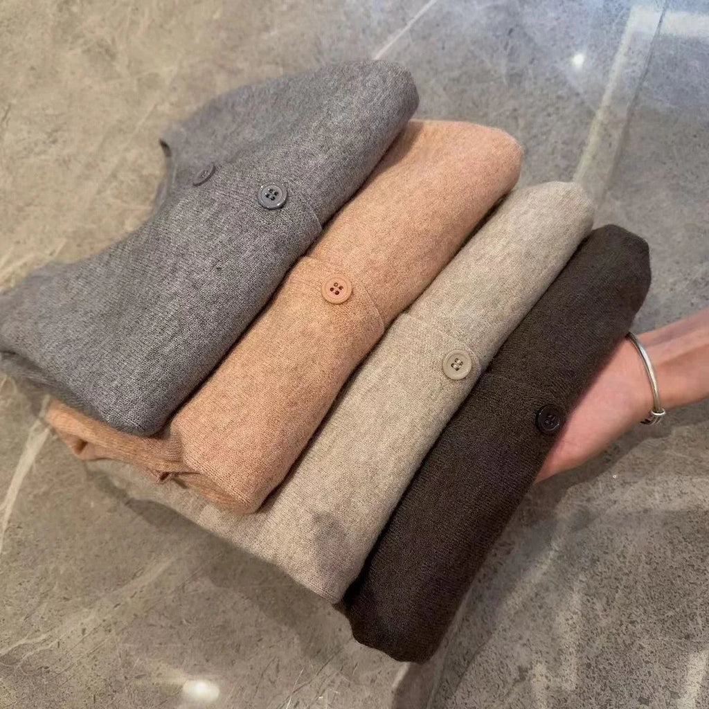 Cashmere Sweater Round Neck Warm Sweater