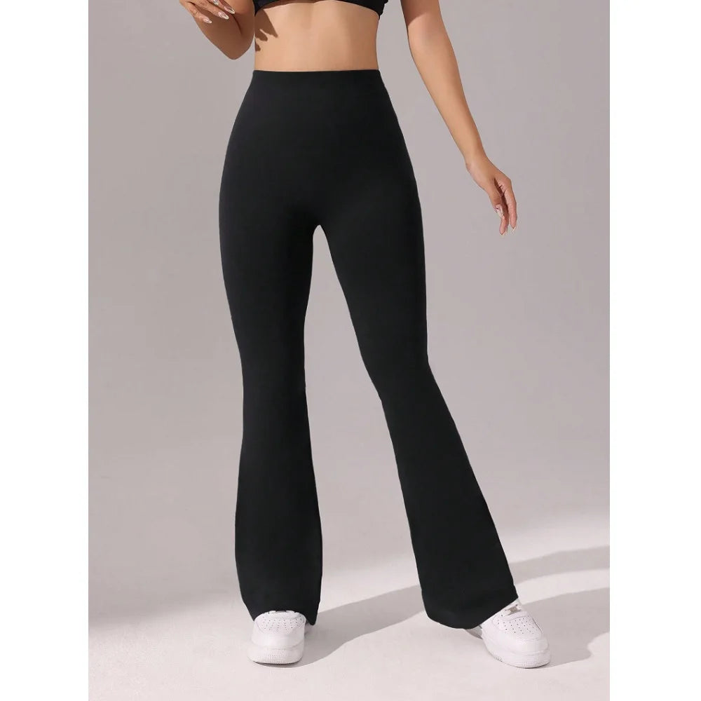 Flare Leggings V-shaped Hip Yoga Pants Women High Waist