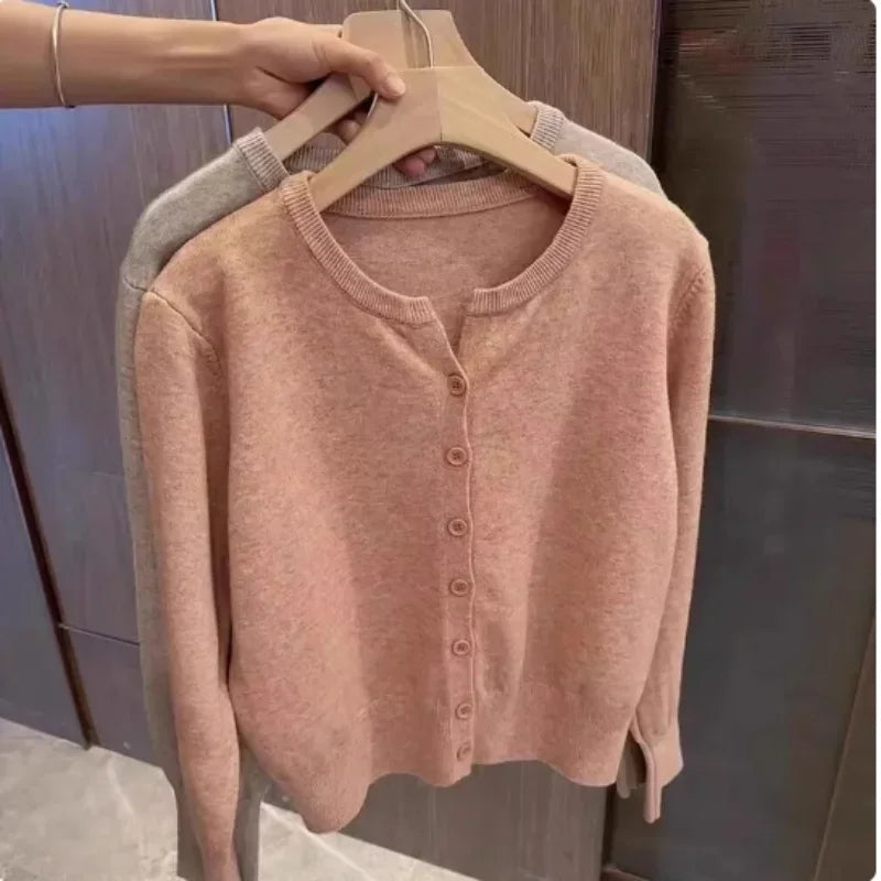 Cashmere Sweater Round Neck Warm Sweater