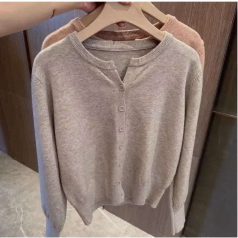 Cashmere Sweater Round Neck Warm Sweater