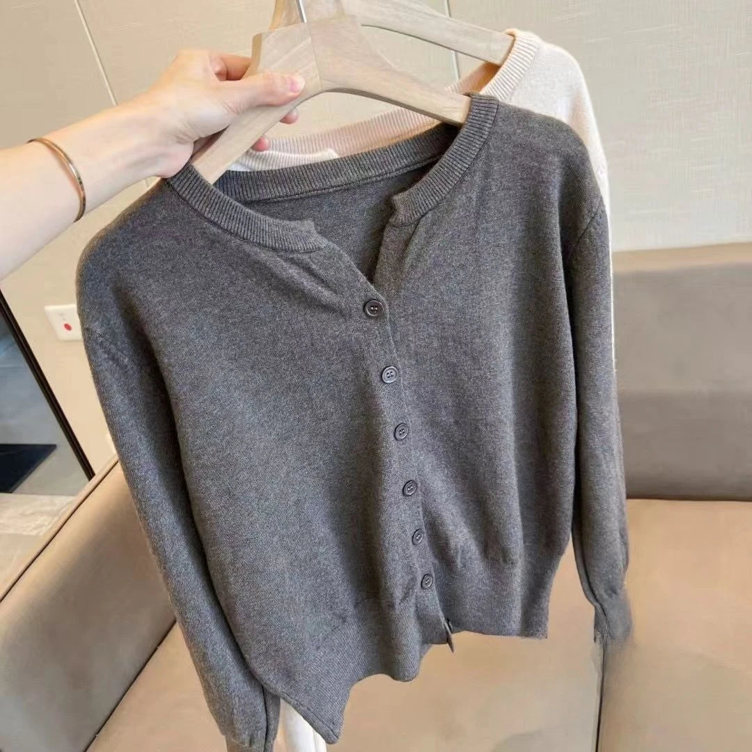 Cashmere Sweater Round Neck Warm Sweater