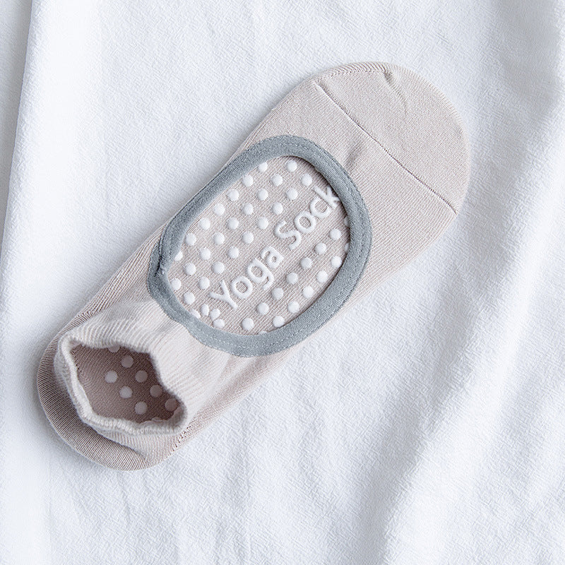 Non-Slip Yoga Socks - Premium Cotton Grip Socks for Fitness & Pilates