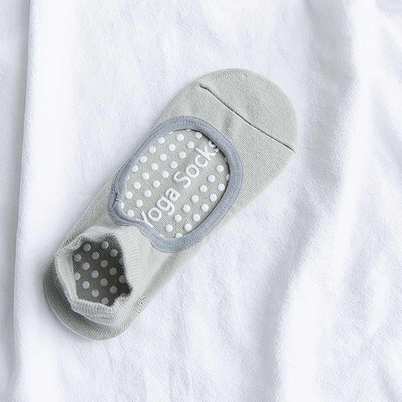 Non-Slip Yoga Socks - Premium Cotton Grip Socks for Fitness & Pilates